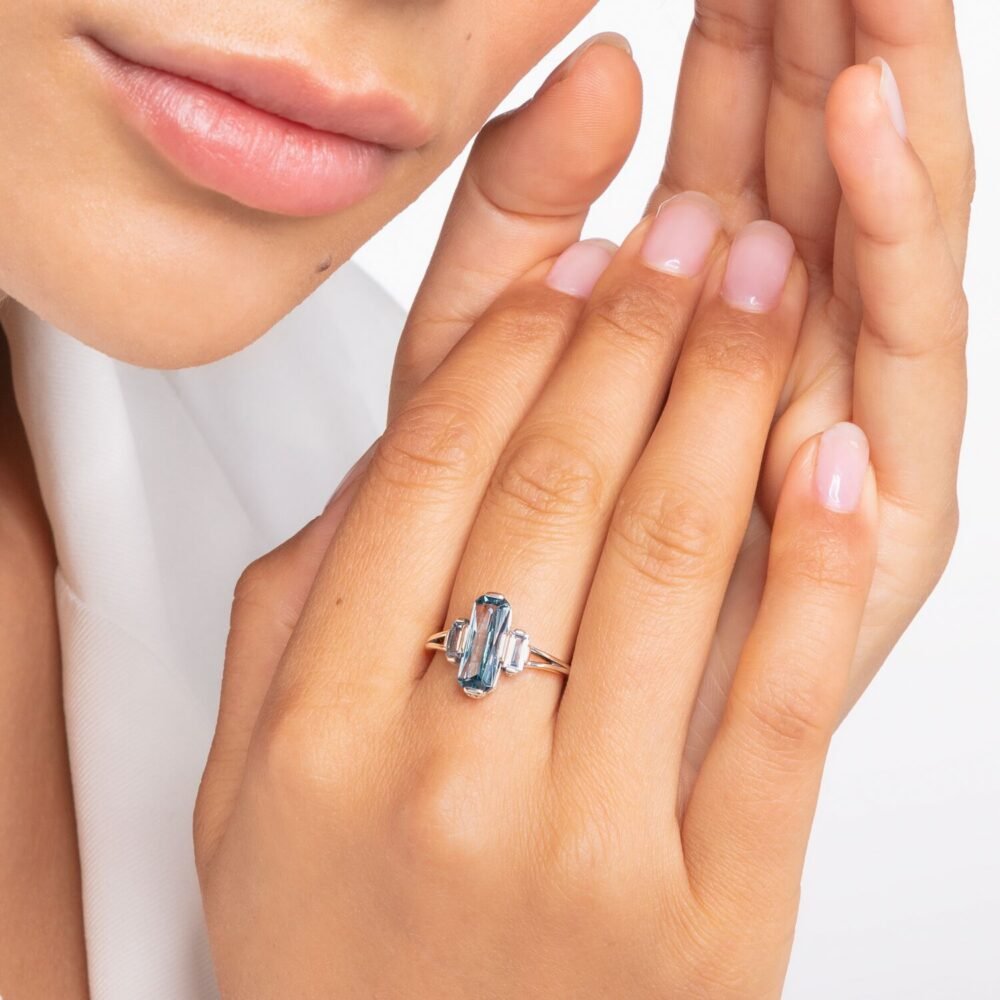 Thomas Sabo Ring Blue Stones - Image 2