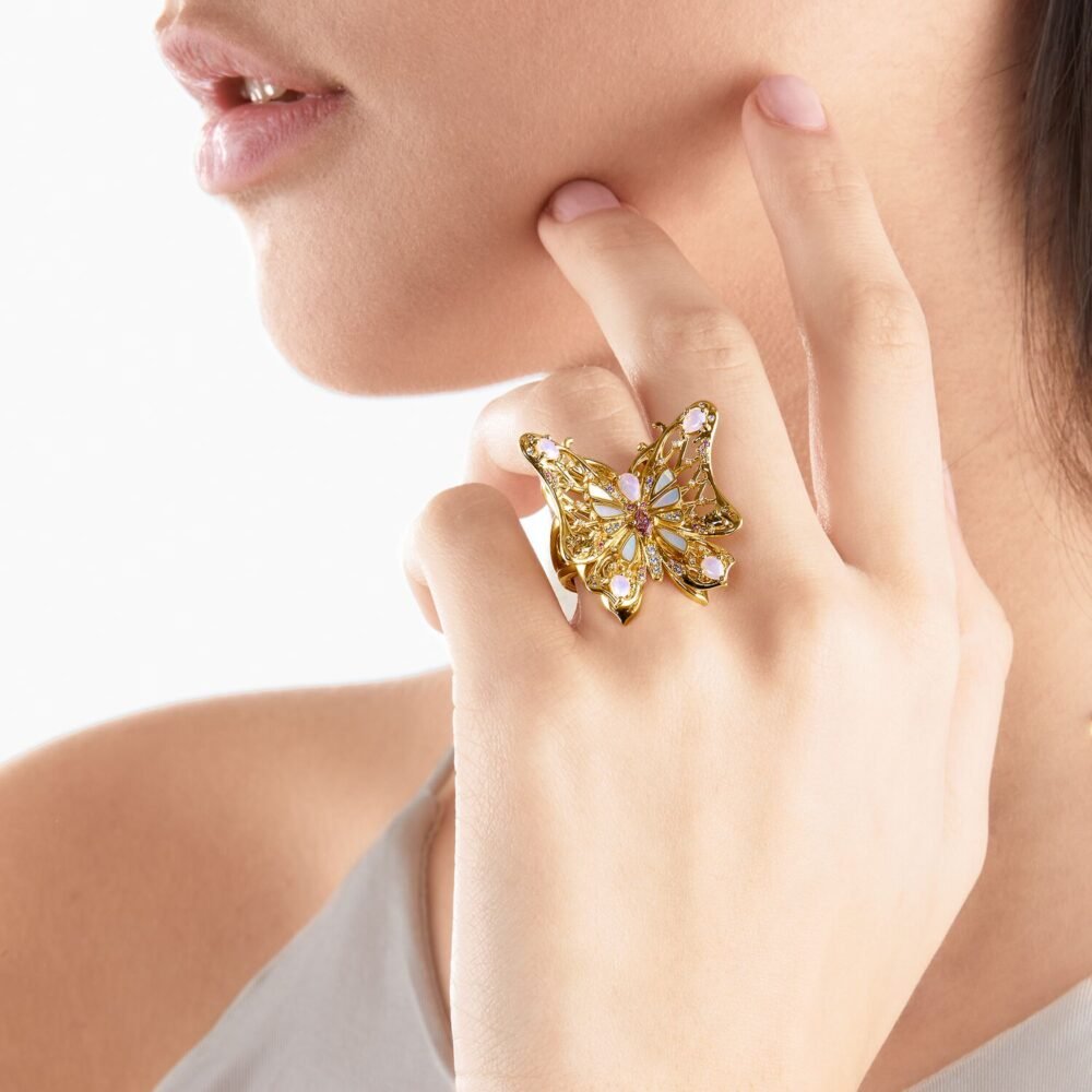 Thomas Sabo Ring Butterfly Gold - Image 2