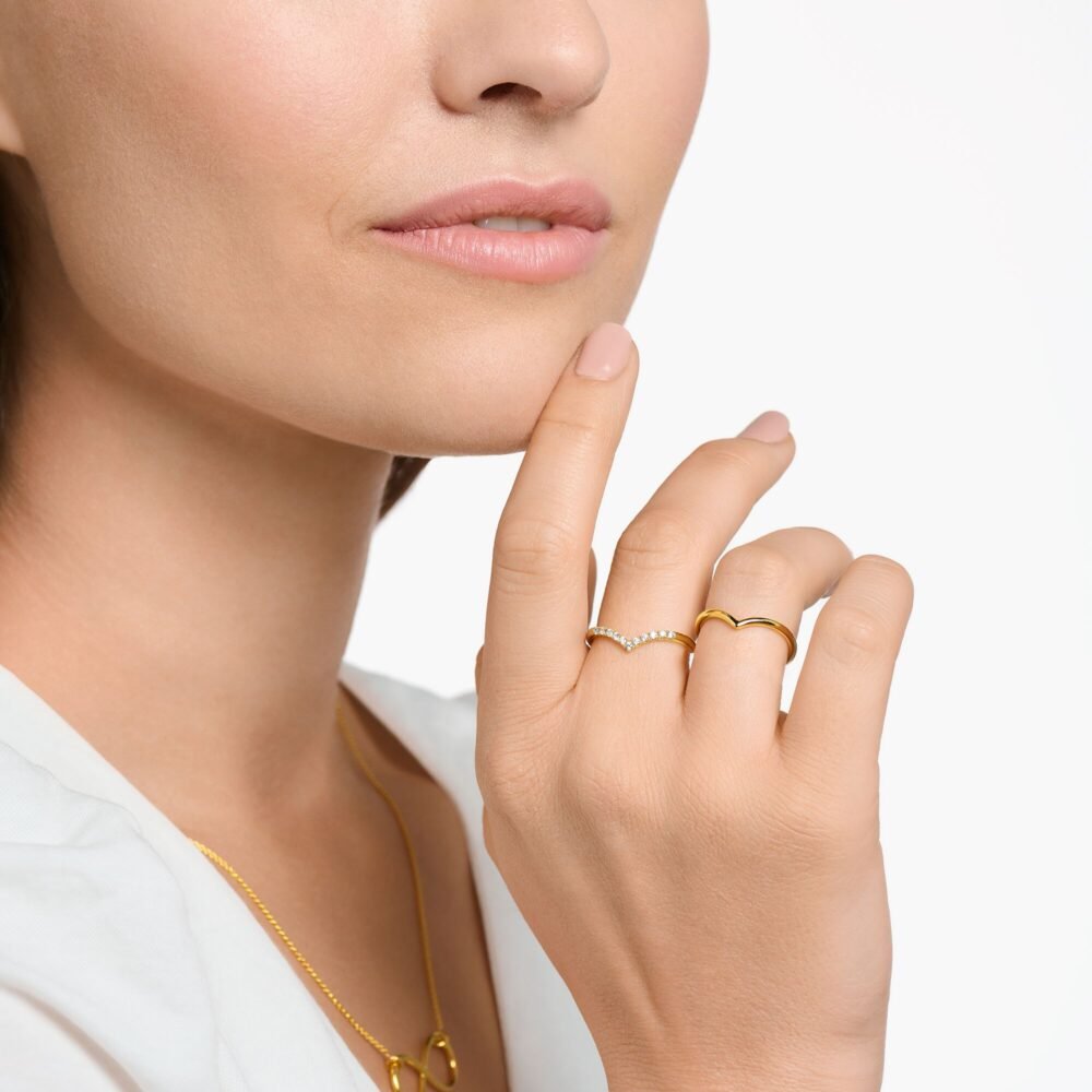Thomas Sabo Ring V-shape gold - Image 2