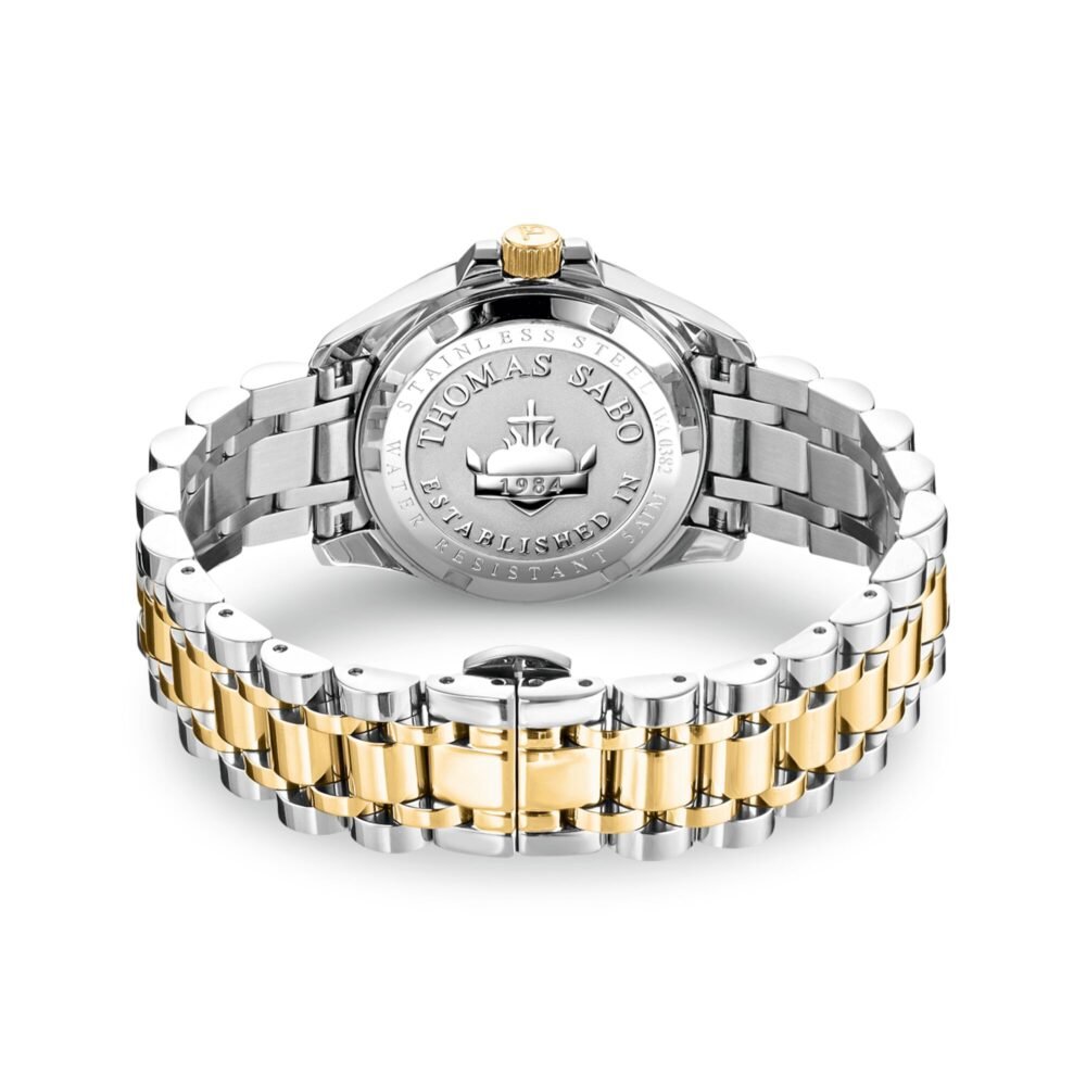 Thomas Sabo Women's watch flowers from pink colored stones - Image 3