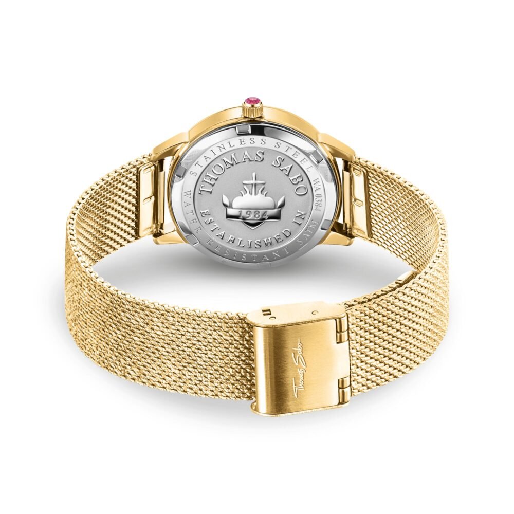 Thomas Sabo Women's watch snake in 3D optics gold - Image 3