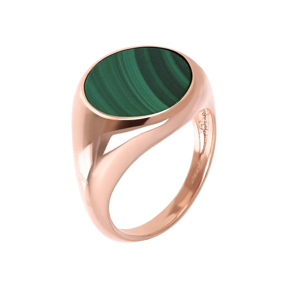 Bronzallure Gemstone Disc Rings - Image 10