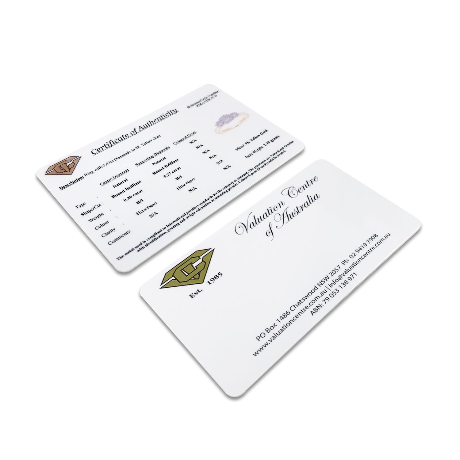 Diamond Stud Earrings with 0.90ct Diamonds in 18K Yellow Gold - 18Y6CE90 - Image 3