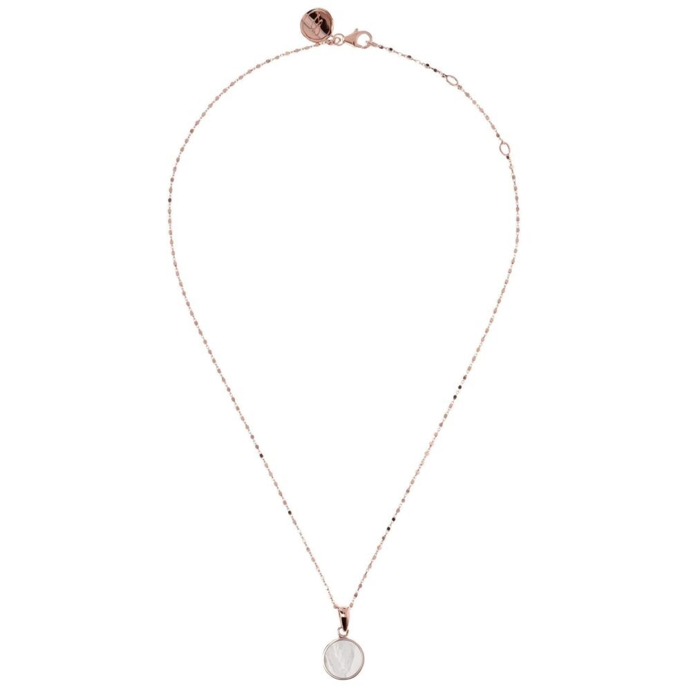 Bronzallure Small Disc Pendant Necklace - Image 5